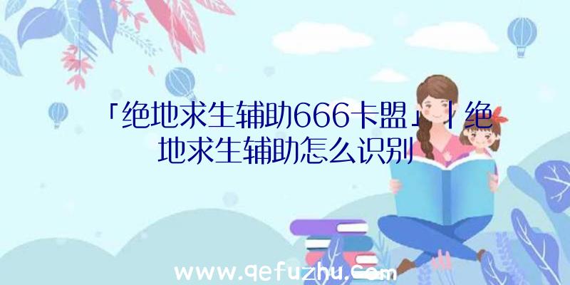 「绝地求生辅助666卡盟」|绝地求生辅助怎么识别